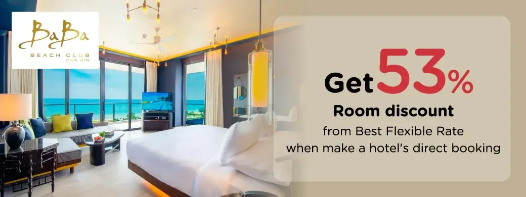 โปรโมชั่นที่ Baba Beach Club Hua Hin Luxury Pool Villa Hotel by Sri panwa กับบัตรเครดิต KTC โปรโมชั่นที่ Baba Beach Club Hua Hin Luxury Pool Villa Hotel by Sri panwa กับบัตรเครดิต KTC