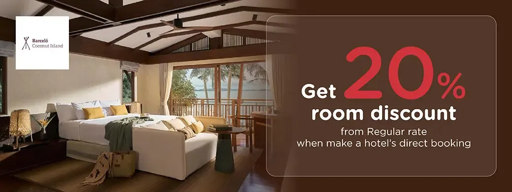โปรโมชั่น ที่ Barceló Coconut Island (The Village Coconut Island) เฉพาะบัตรเครดิต KTC