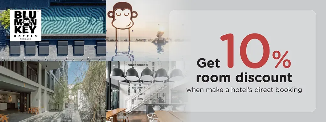 โปรโมชั่นที่ Blu Monkey Hotels กับบัตรเครดิต KTC