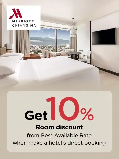 โปรโมชั่นที่ Chiang Mai Marriott Hotel เฉพาะบัตรเครดิต KTC เท่านั้น