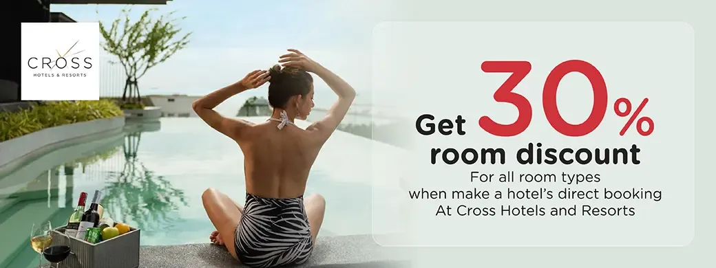 โปรโมชั่นที่โรงแรมในเครือ Cross Hotels and Resorts เฉพาะบัตรเครดิต KTC เท่านั้น