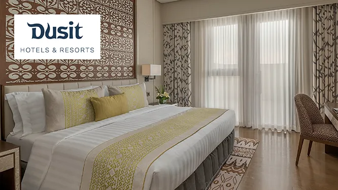 โปรโมชั่นห้องพักที่โรงแรมและรีสอร์ตในเครือดุสิต และโรงแรมอาศัย กับบัตรเครดิต KTC