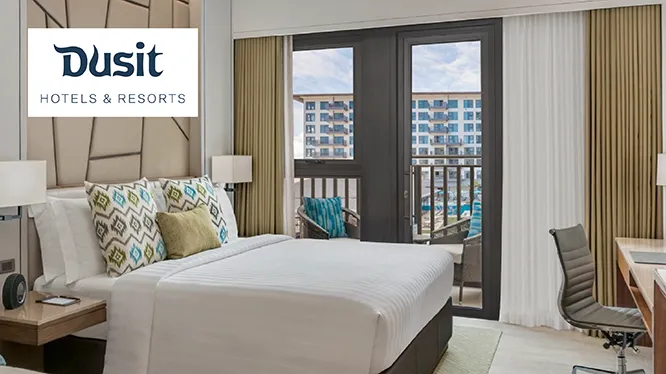 โปรโมชั่นห้องพักที่โรงแรมและรีสอร์ตในเครือดุสิต และโรงแรมอาศัย กับบัตรเครดิต KTC