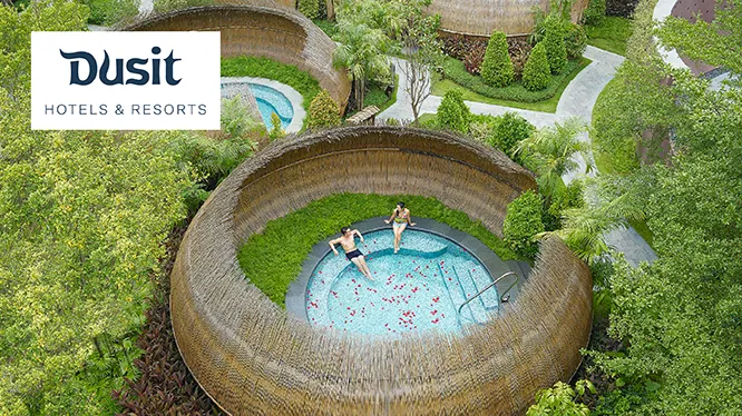 โปรโมชั่นห้องพักที่โรงแรมและรีสอร์ตในเครือดุสิต และโรงแรมอาศัย กับบัตรเครดิต KTC