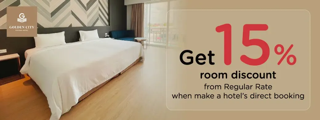 โปรโมชั่นที่ Golden City Rayong Hotel เฉพาะบัตรเครดิต KTC เท่านั้น