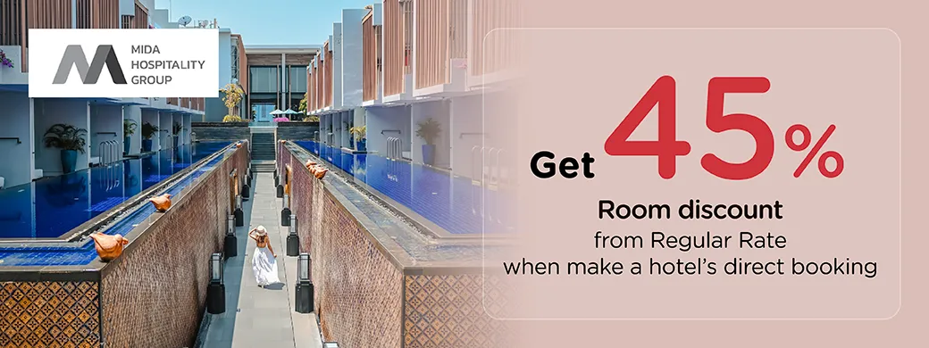 โปรโมชั่นที่ Mida Hospitality Group เฉพาะบัตรเครดิต KTC เท่านั้น