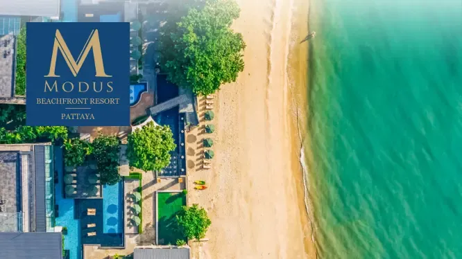 โปรโมชั่น ห้องพักราคาพิเศษที่ Pattaya Modus Beachfront Resort กับบัตรเครดิต KTC