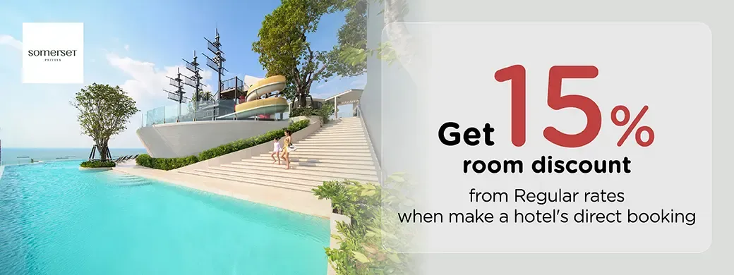 โปรโมชั่นที่ Somerset Pattaya เฉพาะบัตรเครดิต KTC