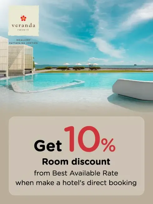 โปรโมชั่นที่ Veranda Resort Pattaya Na Jomtien - Mgallery Collection กับบัตรเครดิต KTC โปรโมชั่นที่ Veranda Resort Pattaya Na Jomtien - Mgallery Collection กับบัตรเครดิต KTC