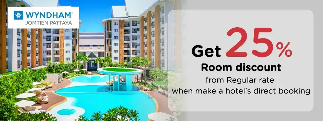 โปรโมชั่น Wyndham Jomtien Pattaya พิเศษเฉพาะบัตรเครดิต KTC