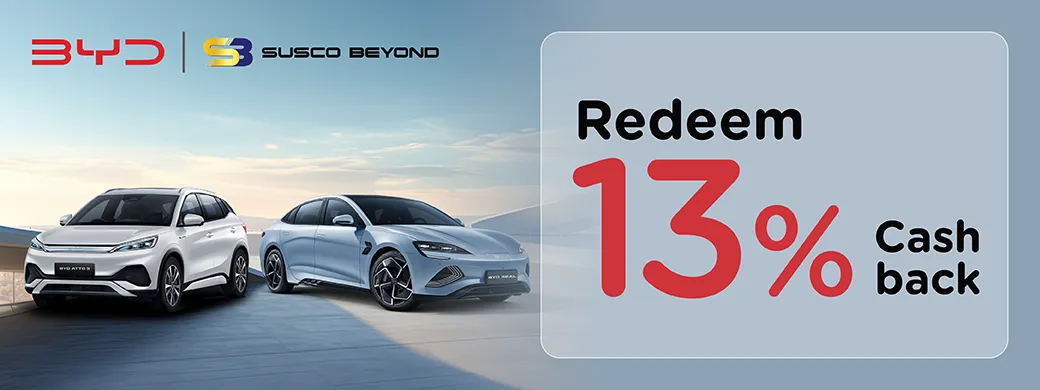 New Car Purchase Promotion at BYD SUSCO BEYOND with KTC Credit Cards
