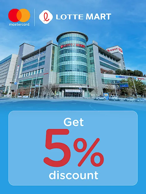 LOTTE MART in South Korea x Mastercard