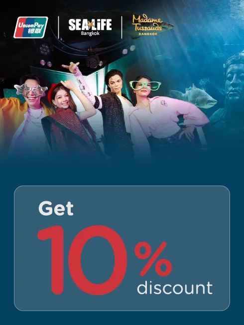 SEA LIFE Bangkok Ocean World และ Madame Tussauds Bangkok x UnionPay