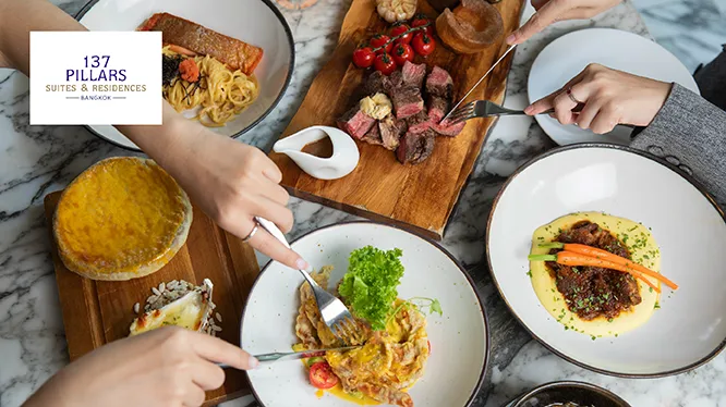 โปรโมชั่นห้องอาหารโรงแรม 137 Pillars Suites & Residences Bangkok กับบัตรเครดิต KTC