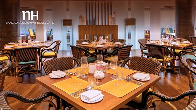 โปรโมชั่นห้องอาหารโรงแรมเอ็นเอช กรุงเทพ สุขุมวิท บูเลอวาร์ด (NH Bangkok Sukhumvit Bouleward) กับบัตรเครดิต KTC