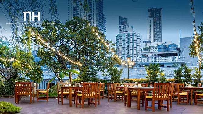 โปรโมชั่นห้องอาหารโรงแรมเอ็นเอช กรุงเทพ สุขุมวิท บูเลอวาร์ด (NH Bangkok Sukhumvit Bouleward) กับบัตรเครดิต KTC