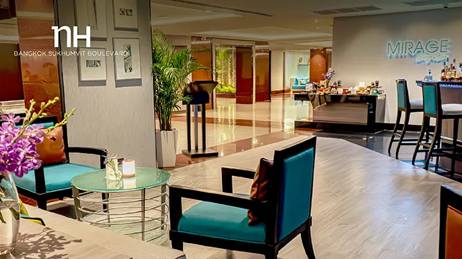 โปรโมชั่นห้องอาหารโรงแรมเอ็นเอช กรุงเทพ สุขุมวิท บูเลอวาร์ด (NH Bangkok Sukhumvit Bouleward) กับบัตรเครดิต KTC