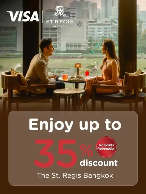โปรโมชั่นห้องอาหารโรงแรม เดอะ เซนต์ รีจิส กรุงเทพ (The St. Regis Bangkok) กับบัตรเครดิต KTC