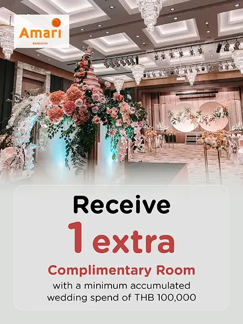 โปรโมชั่นแพ็กเกจแต่งงานโรงแรม Amari Bangsaen กับบัตรเครดิต KTC โปรโมชั่นแพ็กเกจแต่งงานโรงแรม Amari Bangsaen กับบัตรเครดิต KTC