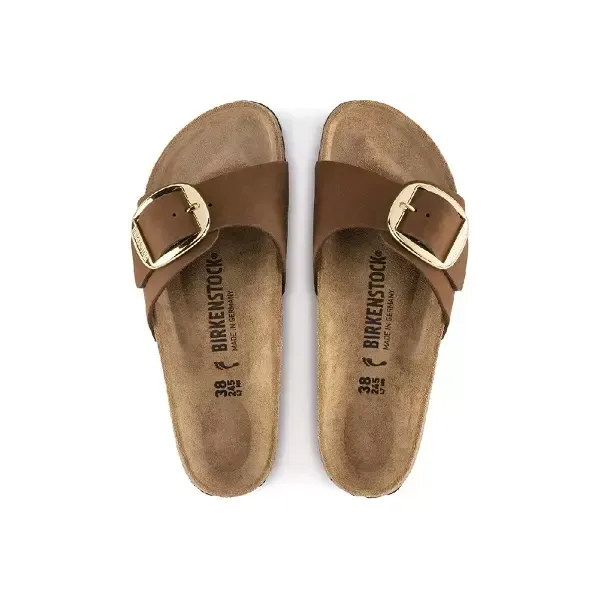 Madrid Big Buckle Nubuck Cacao