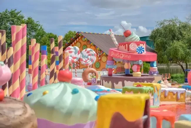 คาเฟ่เมืองไอศครีมยักษ์พัทยา Great&Grand Sweet Destination