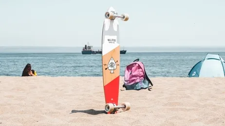 เซิร์ฟสเก็ตบนชายหาด