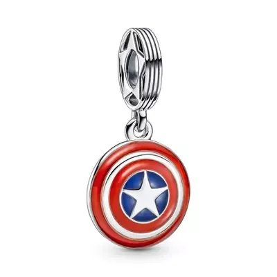 The Avengers Captain America Shield Dangle Charm The Avengers Captain America Shield Dangle Charm