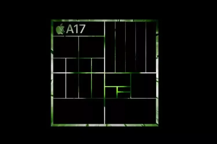 ภาพเรนเดอร์ชิปเซ็ต Apple A17 Bionic 