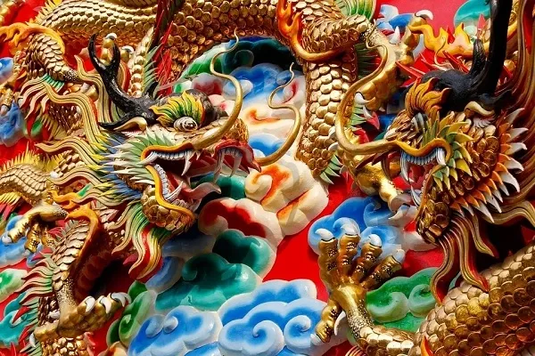 มังกรสลักที่วัดมังกรกมลาวาส