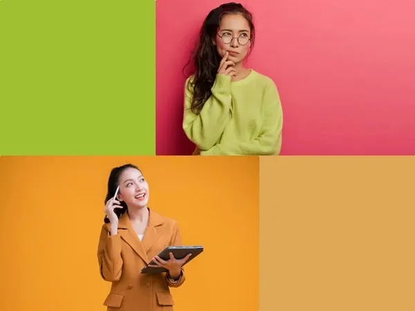 โทนสีเขียว โทนสีเหลือง