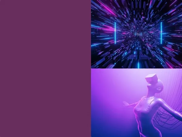 สีโทนม่วง