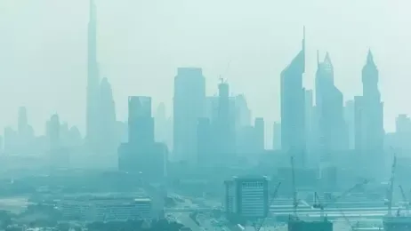 สภาพอากาศที่ปกคลุมด้วยฝุ่น