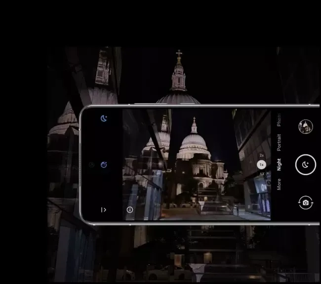 การถ่ายภาพโหมดกลางคืน