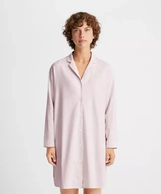 ชุดนอนลายทางผ้าฝ้ายยืด ชุดนอนลายทางผ้าฝ้ายยืด