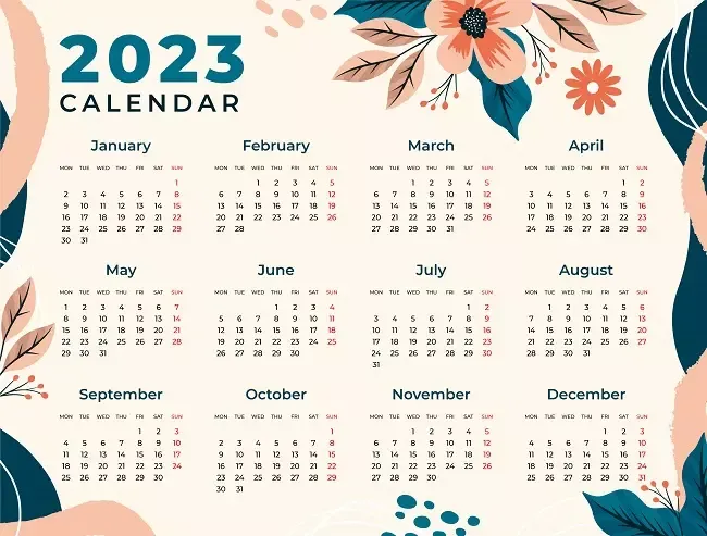 ปฏิทินปี 2023