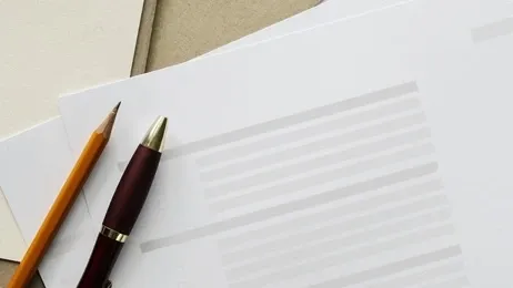 เอกสารกับปากกา