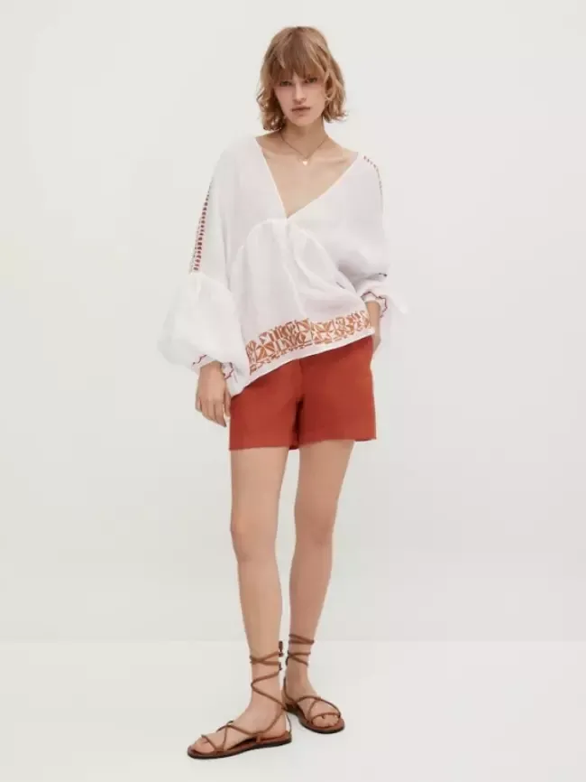 เสื้อเชิ้ตผ้าลินิน เสื้อเชิ้ตผ้าลินิน