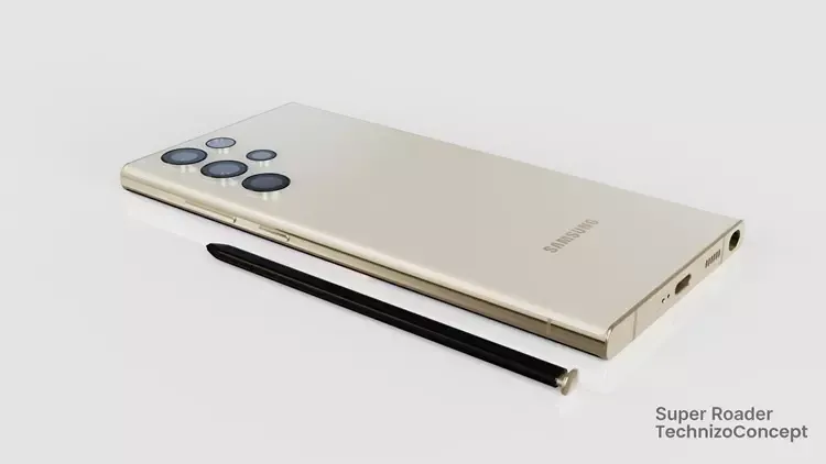 โมเดล Samsung Galaxy S23 Ultra 