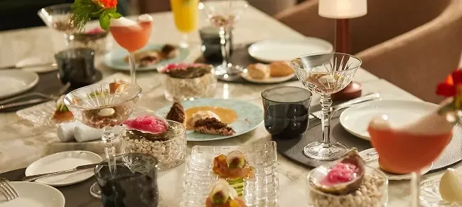 บรรยากาศห้องอาหาร IGNIV Bangkok บรรยากาศห้องอาหาร IGNIV Bangkok