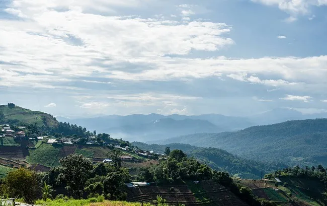 บรรยากาศดอยม่อนแจ่ม