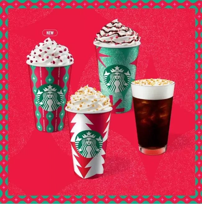 เครื่องดื่มสตาร์บัคส์ช่วงเทศกาลคริสต์มาส
