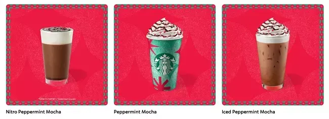 ไนโตร เปปเปอร์มิ้นท์ มอคค่า, เปปเปอร์มิ้นท์ มอคค่า และไอซ์ เปปเปอร์มิ้นท์ มอคค่า