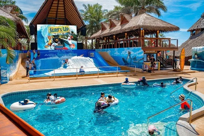 คนกำลังเล่นเซิร์ฟ