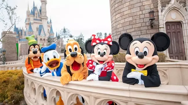 มาสคอตตัวการ์ตูนดิสนีย์