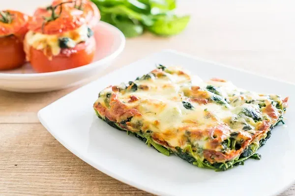 เมนูผักโขมอบชีส เมนูผักโขมอบชีส