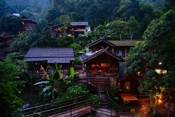 บรรยากาศที่หมู่บ้านแม่กำปอง