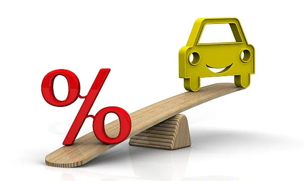 โมเดลรถและเครื่องหมายเปอร์เซ็นต์