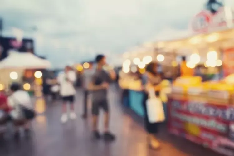 ร้านค้าในตลาด 