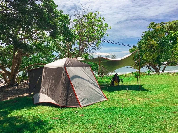 กางเต็นท์สวนวังแก้ว