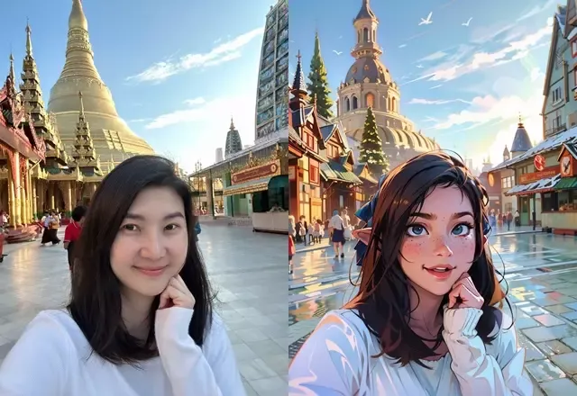 ผู้หญิงยิ้ม